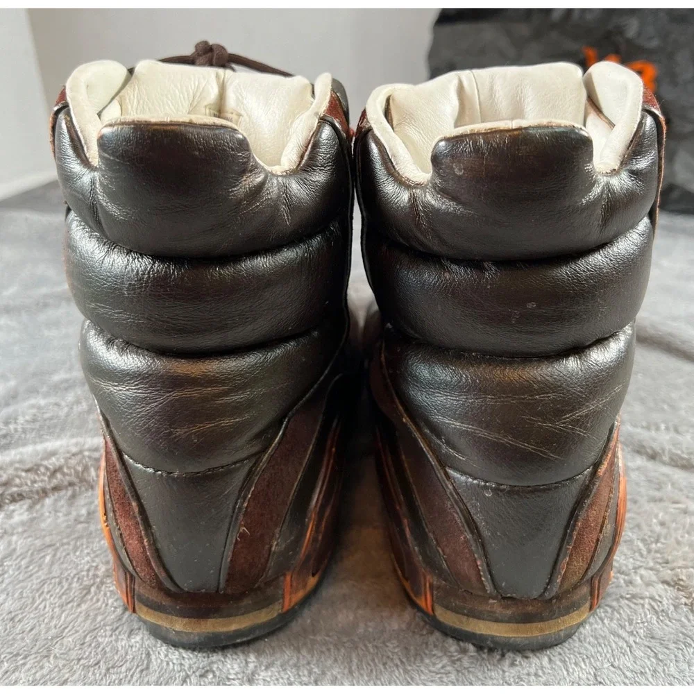 Y-3 Yohji Yamamoto X Adidas Leather Hiking Boots  Mens 6.5 W 8 Sneakers Shoes